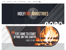 Tablet Screenshot of holy-fire.org